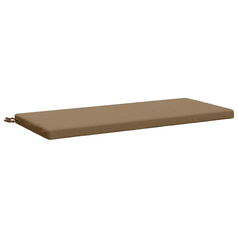Bench Cushion SOEST 100% Polyester Taupe 110 x 50 x 5 cm