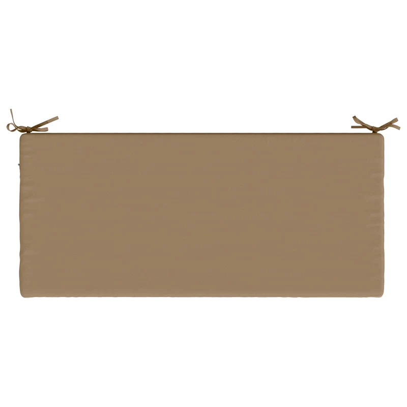 Bench Cushion SOEST 100% Polyester Taupe 110 x 50 x 5 cm