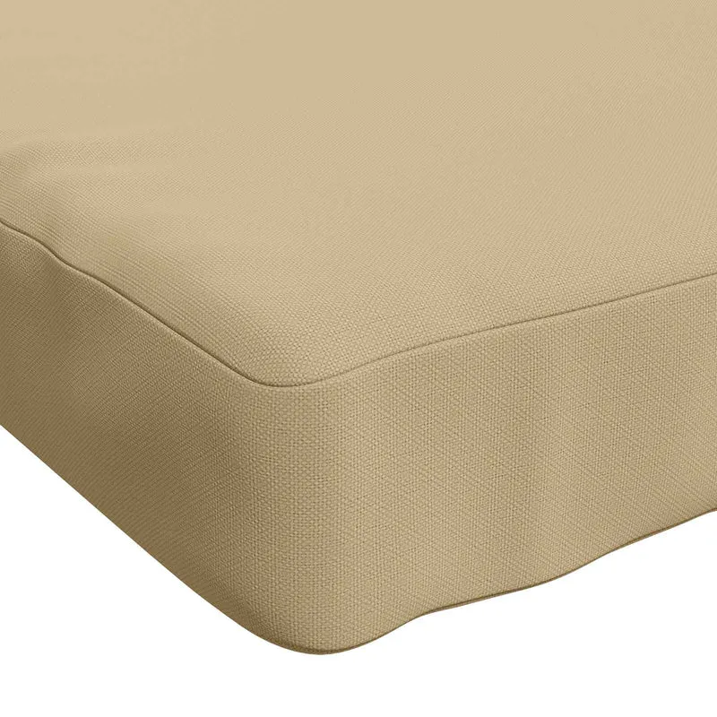1-Piece Bench Cushion VUGHT 100% Polyester Beige 60 x 30 x 5 cm