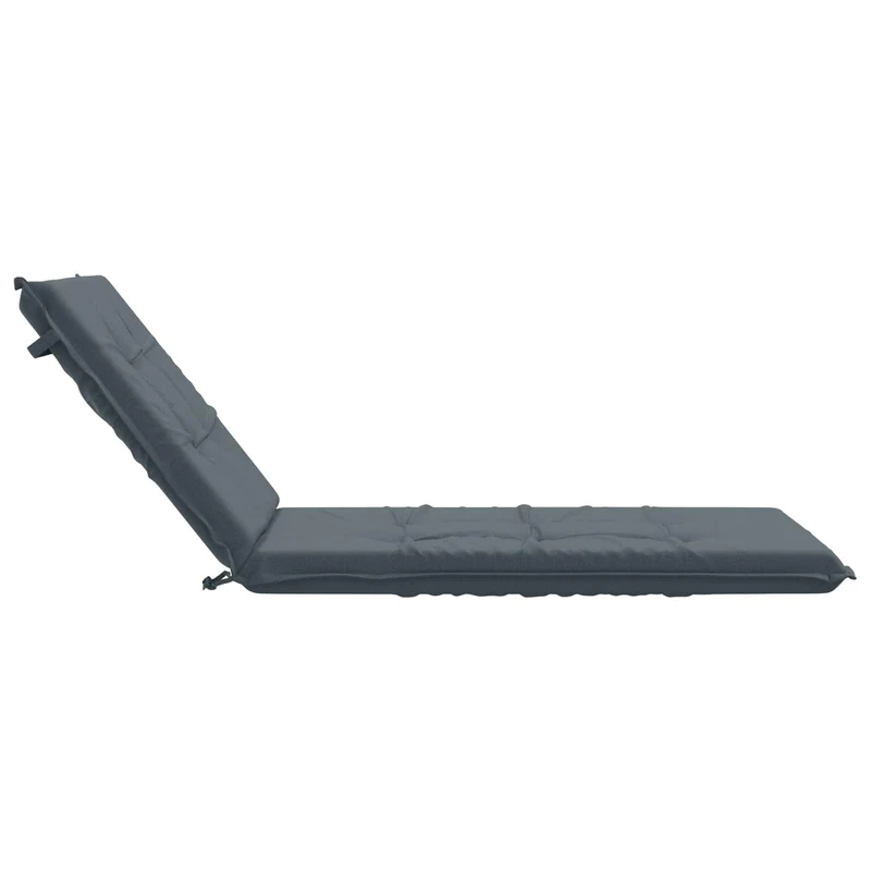 Sunlounger Cushion GEMERT 100% Polyester Blue 190 x 80 x 9 cm