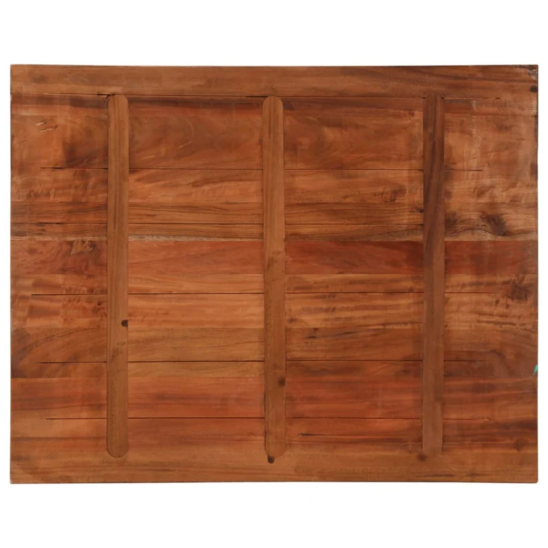 Table Top 100x80x3,8 cm Rectangular Solid Wood Reclaimed