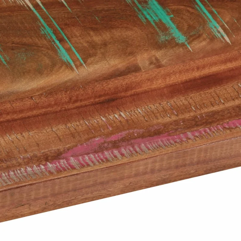 Table Top 100x80x3,8 cm Rectangular Solid Wood Reclaimed