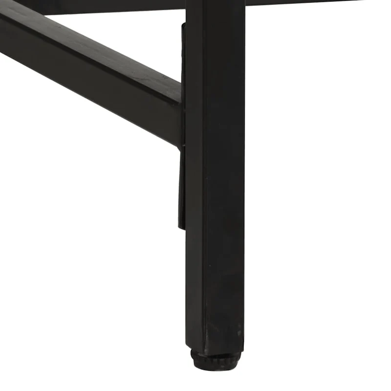 Dining Table 220x90x75 cm Solid Wood Rough Mango