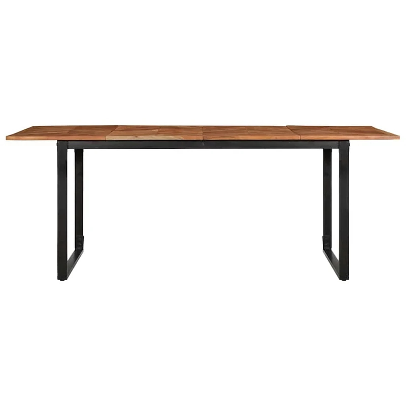 Dining Table 200x100x75 cm Solid Wood Acacia