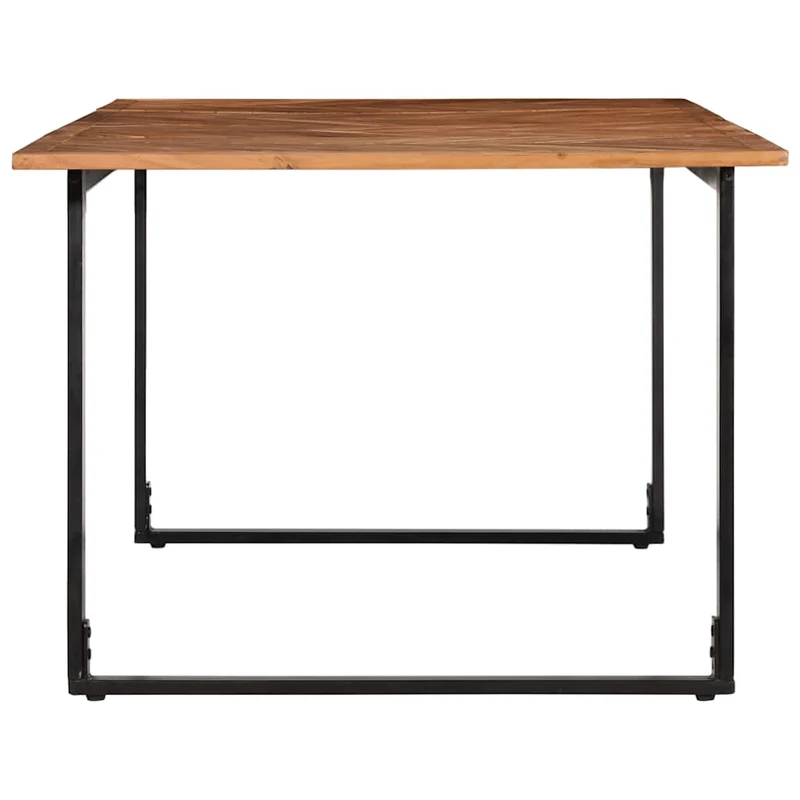 Dining Table 200x100x75 cm Solid Wood Acacia