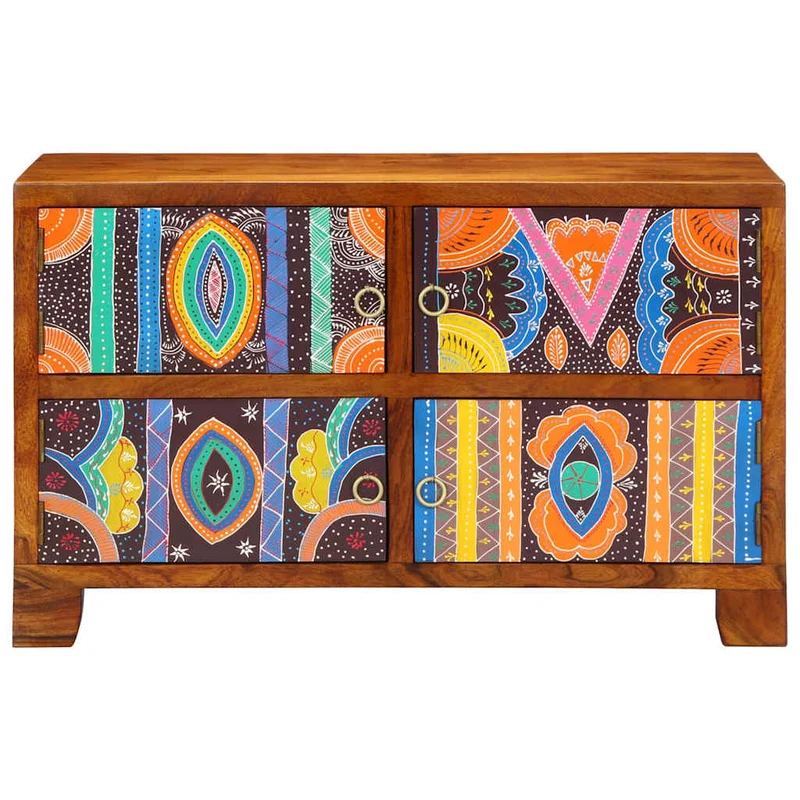 Shoe Cabinet 90 x 35 x 55 cm Solid Acacia Wood Brown