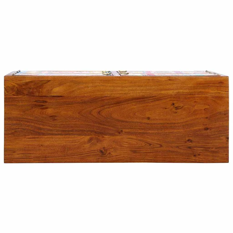 Shoe Cabinet 90 x 35 x 55 cm Solid Acacia Wood Brown