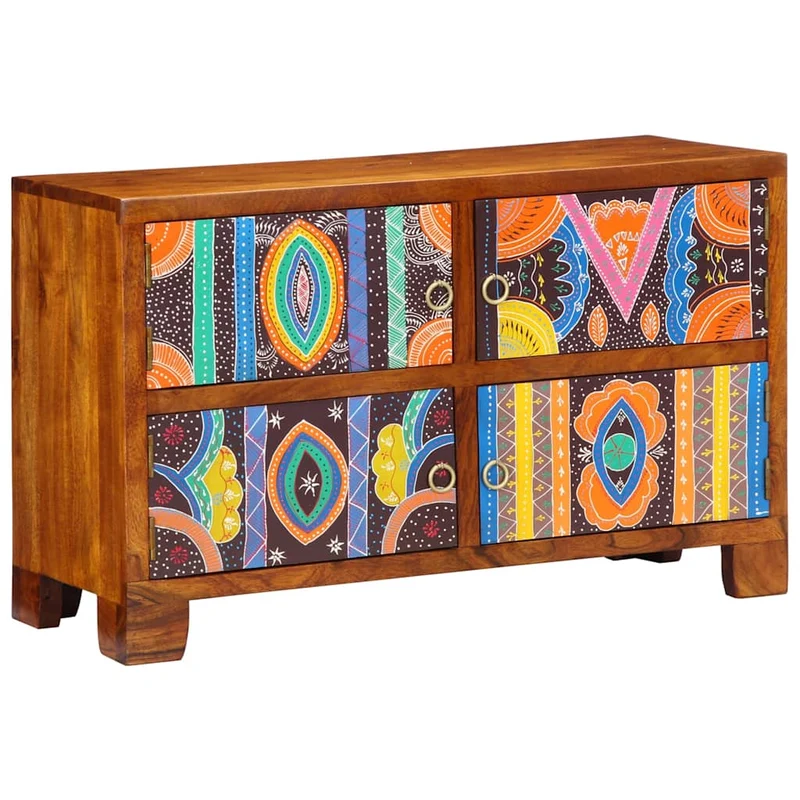 Shoe Cabinet 90 x 35 x 55 cm Solid Acacia Wood Brown