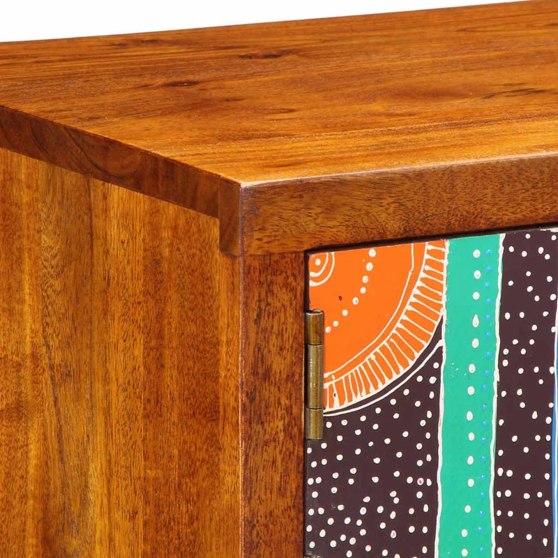 Shoe Cabinet 90 x 35 x 55 cm Solid Acacia Wood Brown
