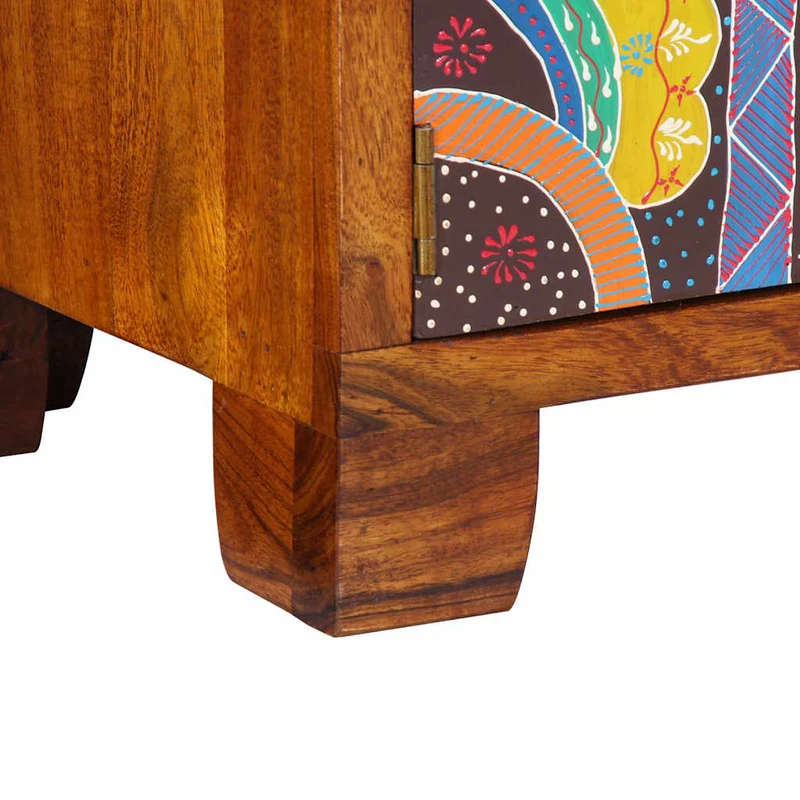 Shoe Cabinet 90 x 35 x 55 cm Solid Acacia Wood Brown