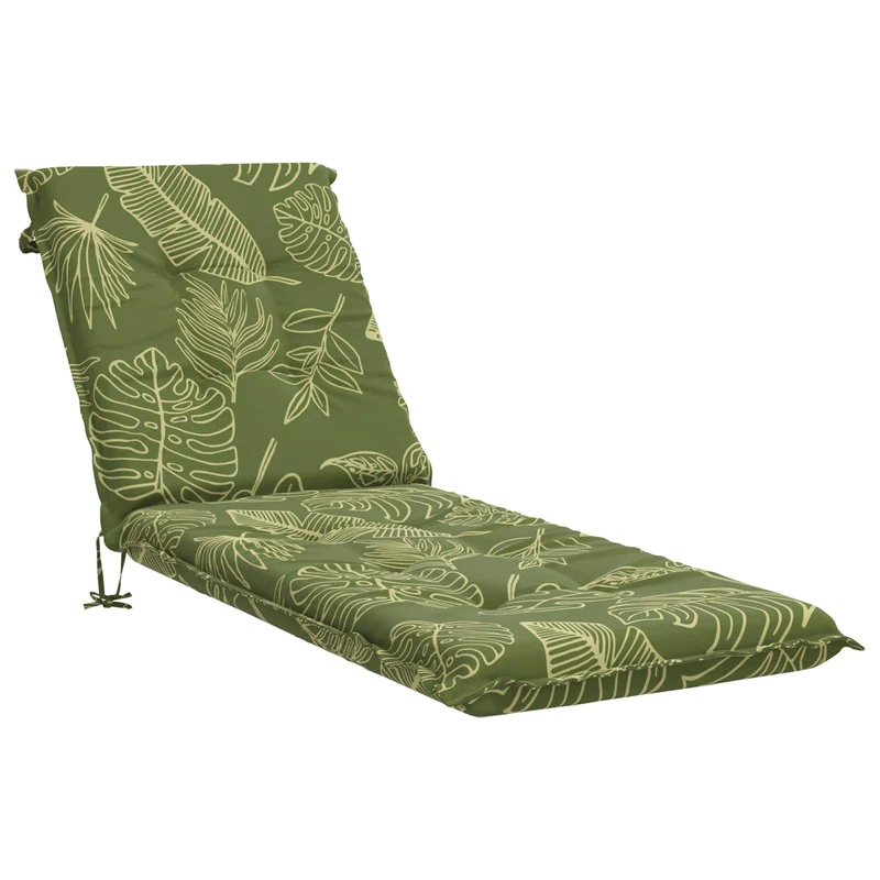 Sunlounger Cushion GEMERT 100% Polyester Leaf Design