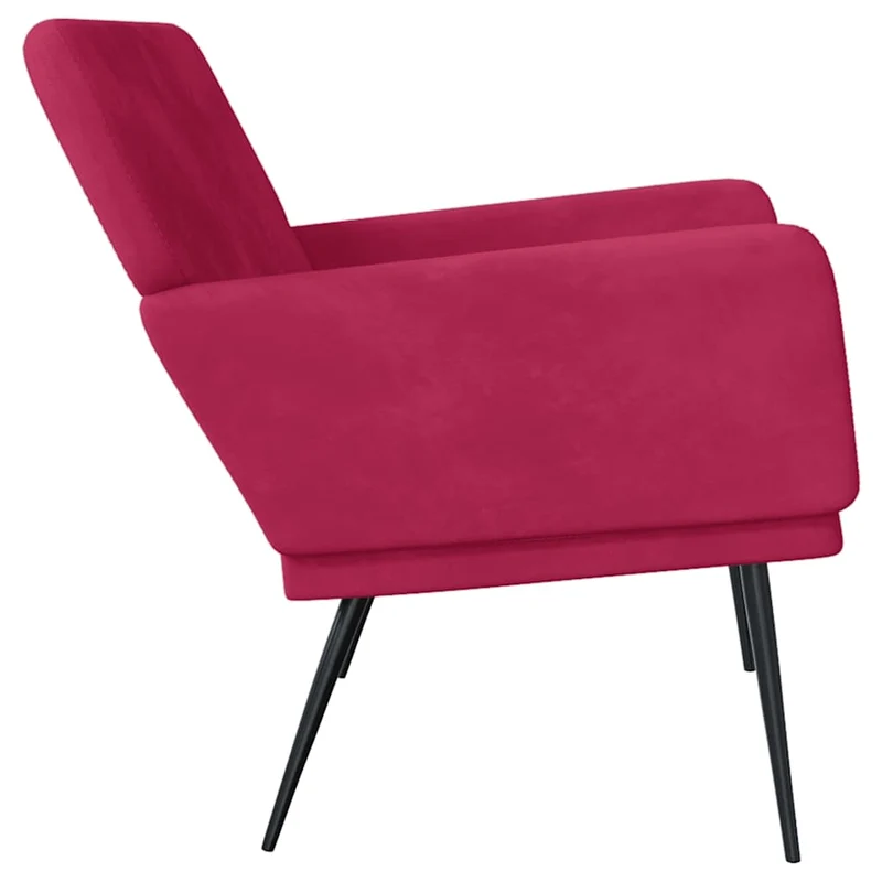 Bench Wine Red 108x79x79 cm Velvet