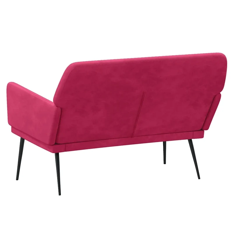 Bench Wine Red 108x79x79 cm Velvet