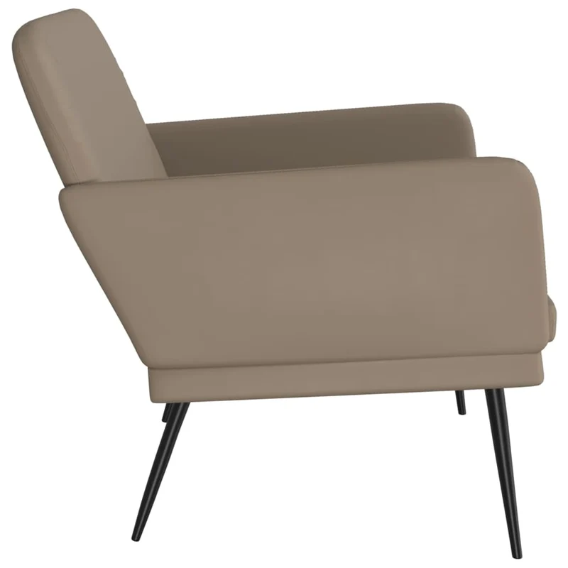 Bench Cappuccino 107x80x81 cm Faux Leather