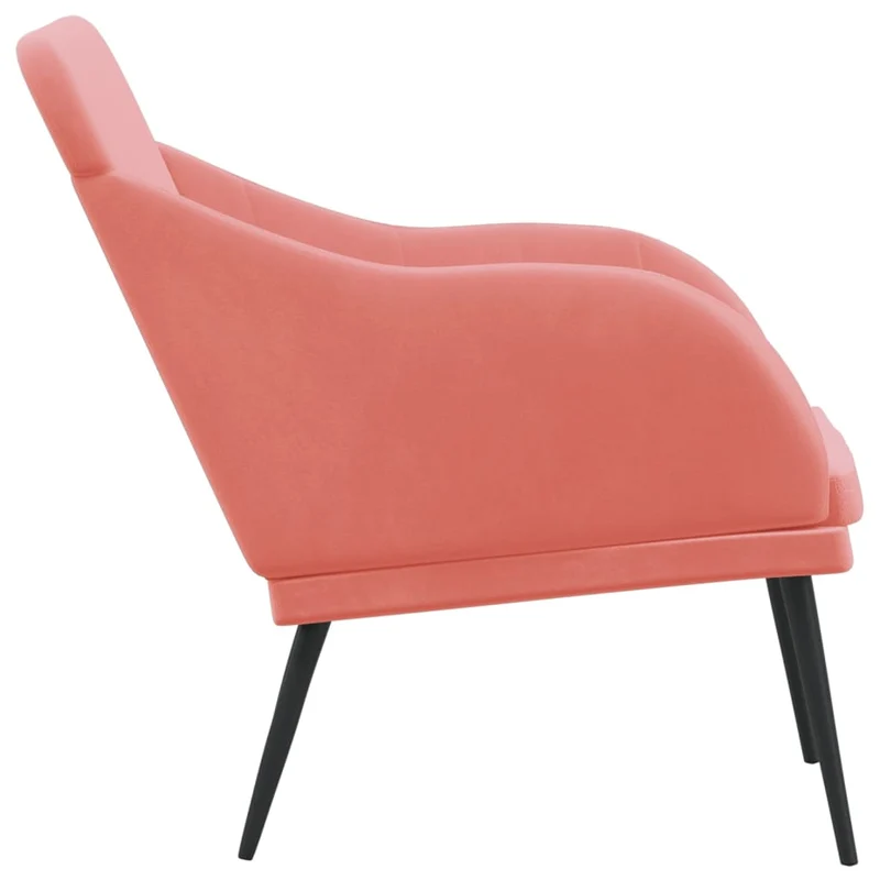 Bench Pink 110x76x80 cm Velvet
