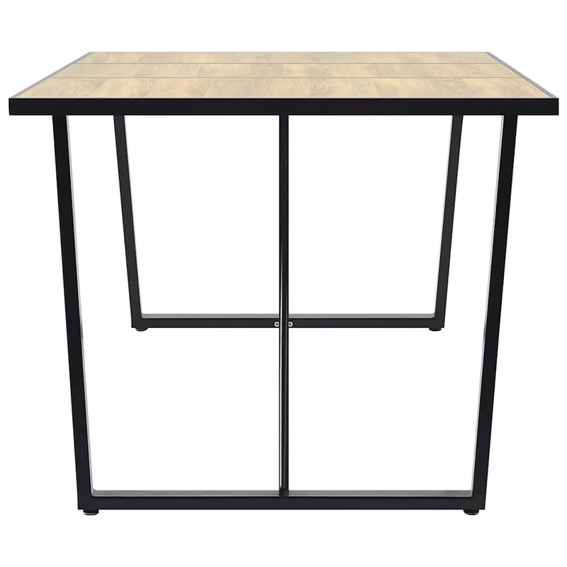 281564 vidaXL Dining Table Oak 200x100x75 cm MDF