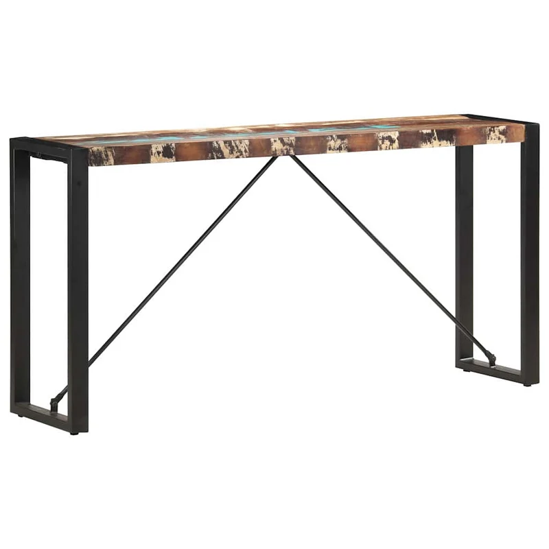 285949 vidaXL Console Table 150x35x76 cm Solid Reclaimed Wood