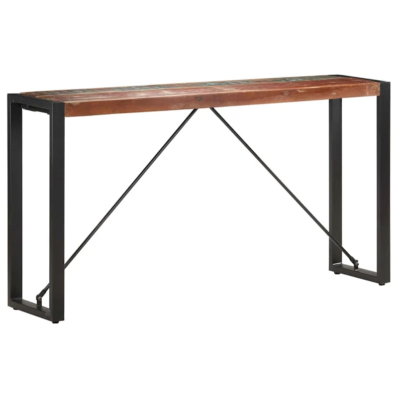 285949 vidaXL Console Table 150x35x76 cm Solid Reclaimed Wood