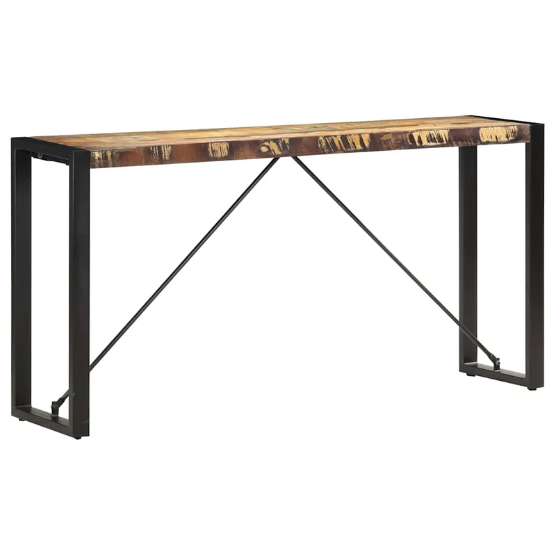 285949 vidaXL Console Table 150x35x76 cm Solid Reclaimed Wood