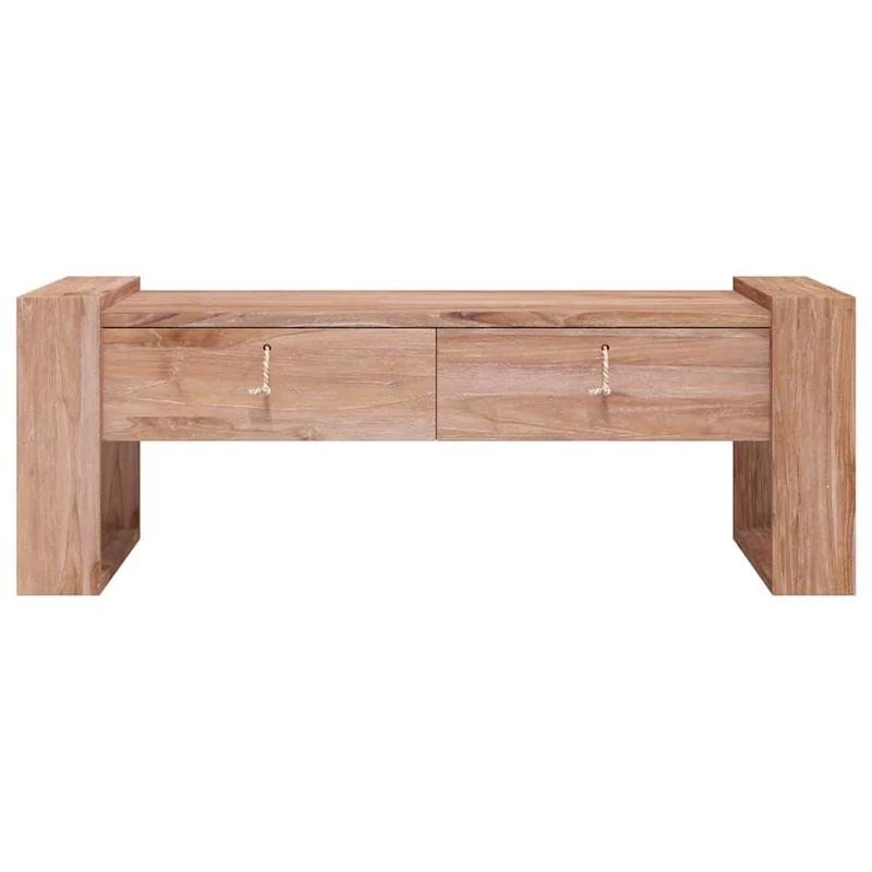 287892 vidaXL Coffee Table 110x60x40 cm Solid Teak Wood