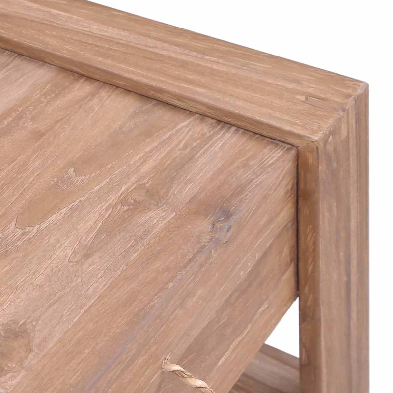 287892 vidaXL Coffee Table 110x60x40 cm Solid Teak Wood