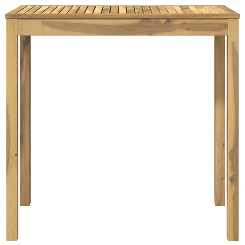 Garden Bar Table Whitewash 108.5 x 55 x 105 cm