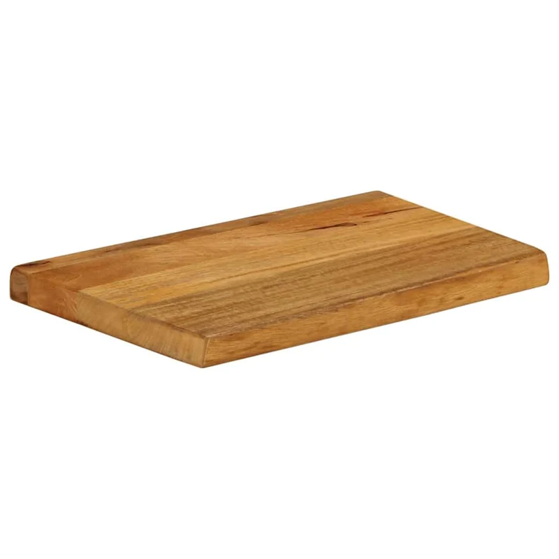 Table Top Live Edge 50x40x2,5 cm Solid Wood Mango