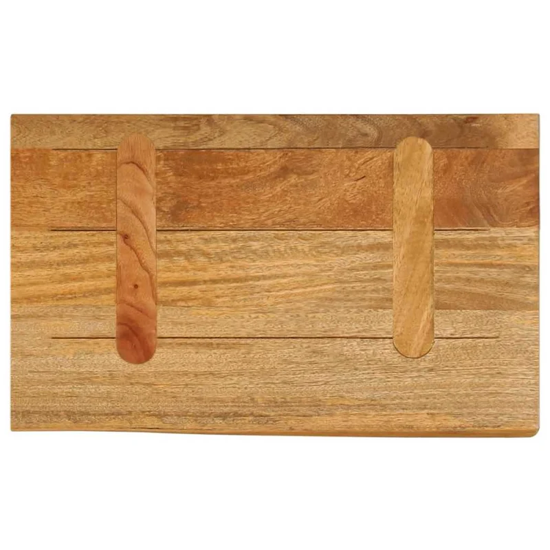 Table Top Live Edge 50x40x2,5 cm Solid Wood Mango