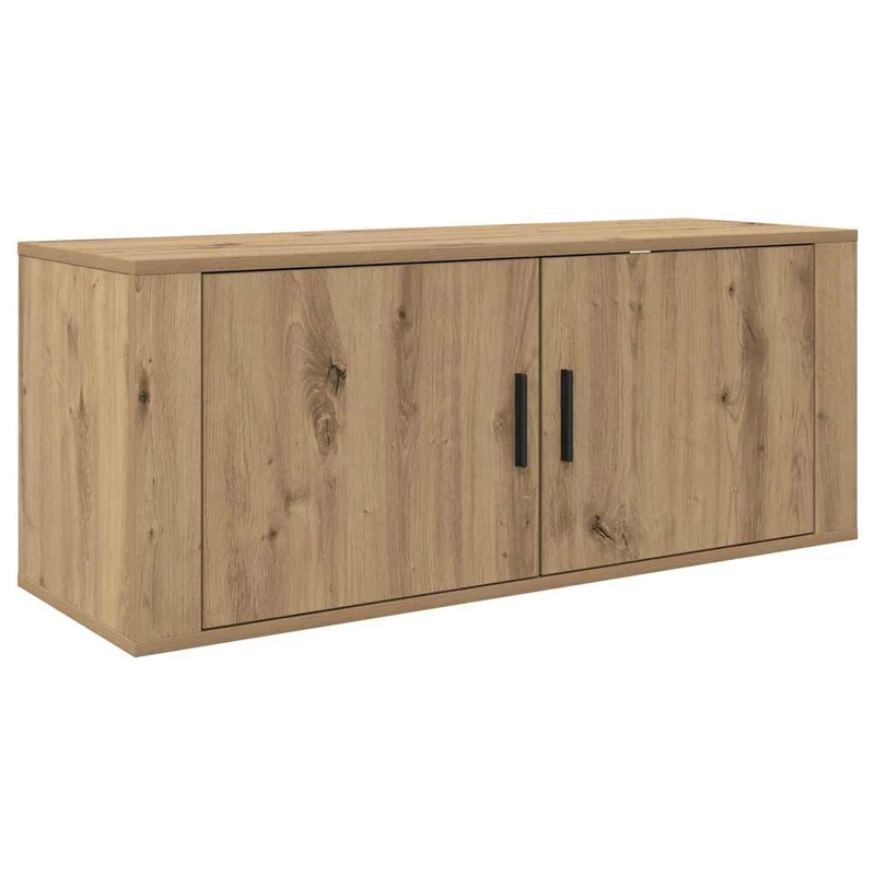 Wall Mounted TV Cabinet 100 x 34.5 x 40 cm Artisan Oak