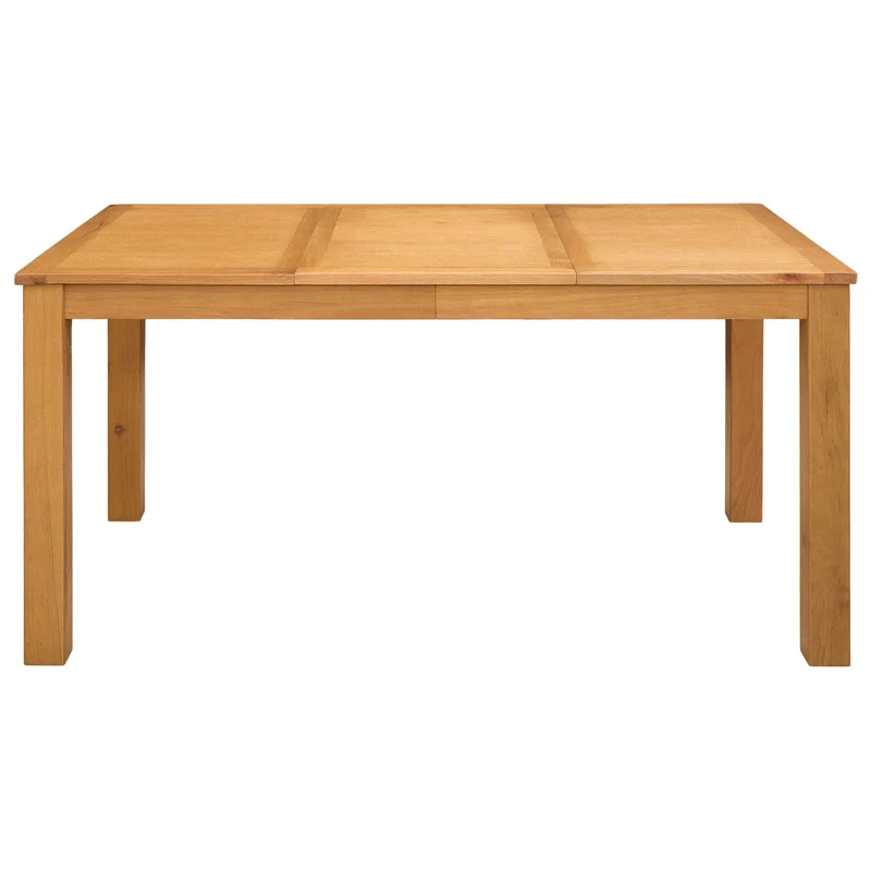 Dining Table 150 x 85 x 75 cm Solid Oak Wood Natural