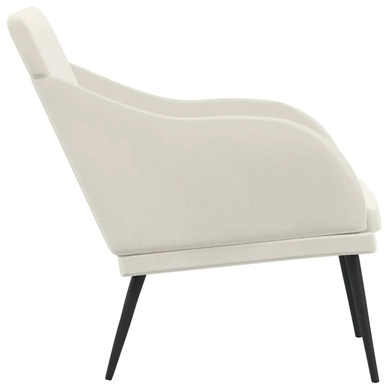 Bench Cream 110x76x80 cm Velvet