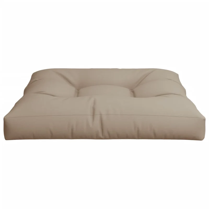 Pallet Cushion Taupe 70x70x12 cm Fabric