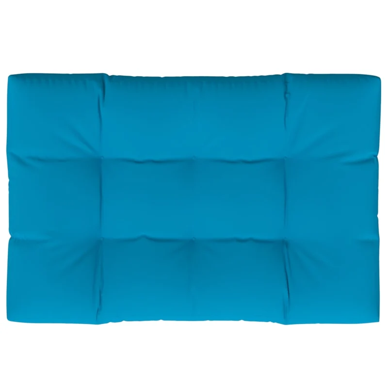 Pallet Cushion Blue 120x80x12 cm Fabric
