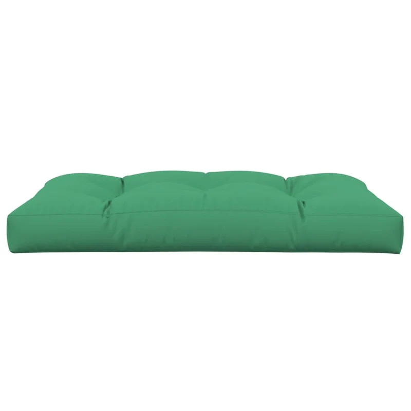 Pallet Cushion Green 120x80x12 cm Fabric