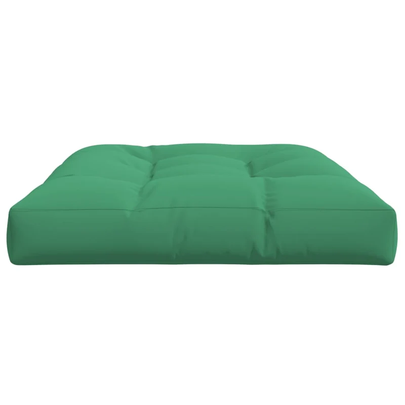 Pallet Cushion Green 120x80x12 cm Fabric
