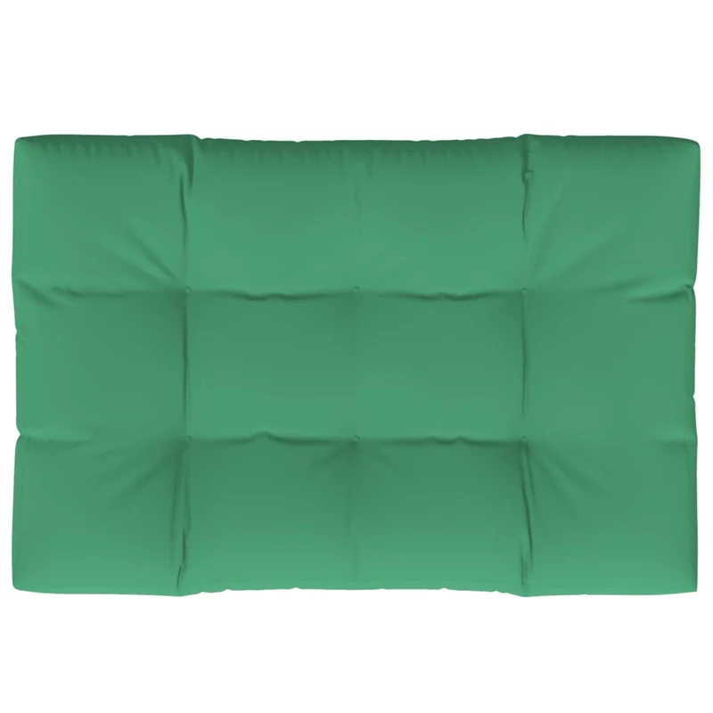 Pallet Cushion Green 120x80x12 cm Fabric