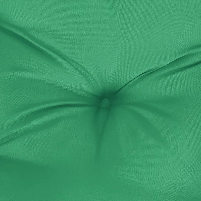 Pallet Cushion Green 120x80x12 cm Fabric
