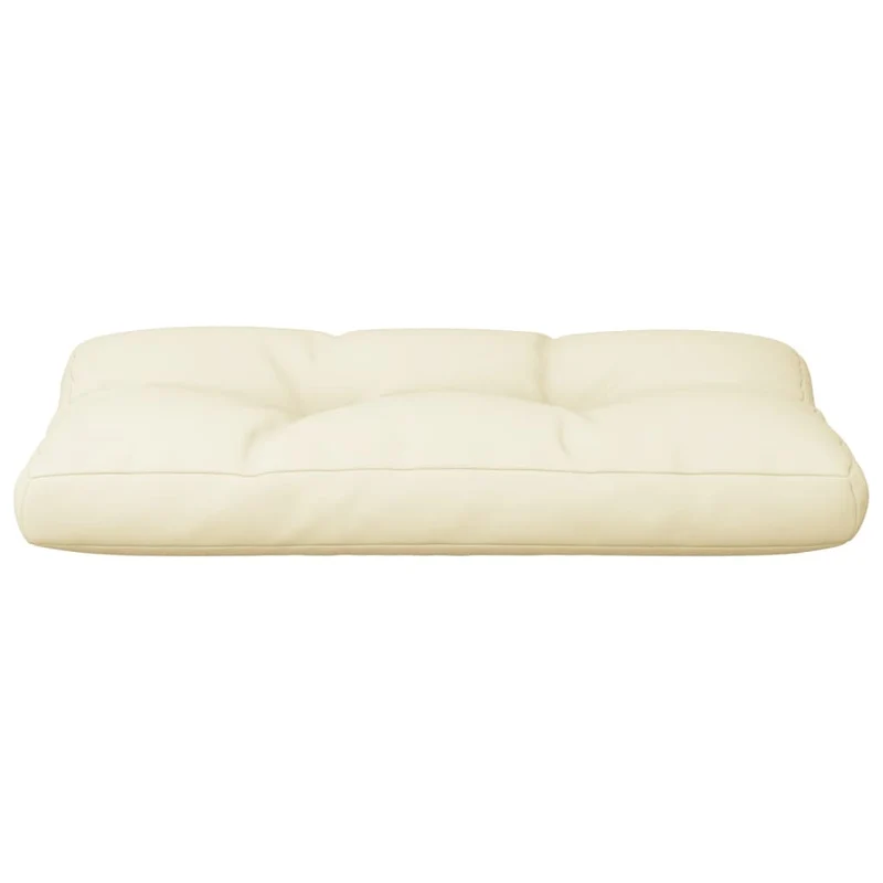 Pallet Cushion Cream 80x40x12 cm Fabric