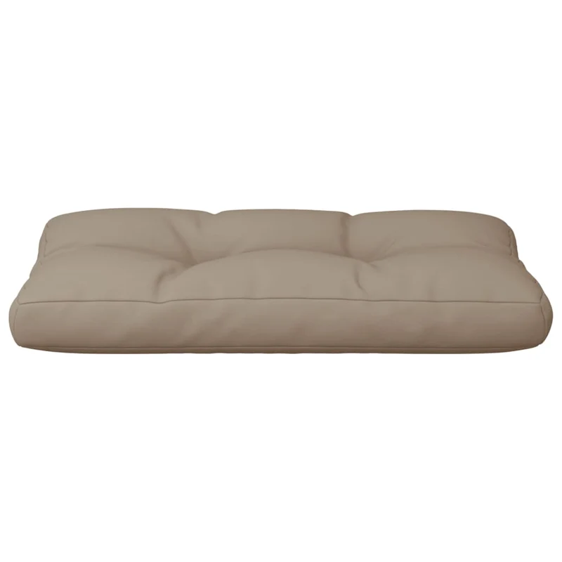Pallet Cushion Taupe 80x40x12 cm Fabric