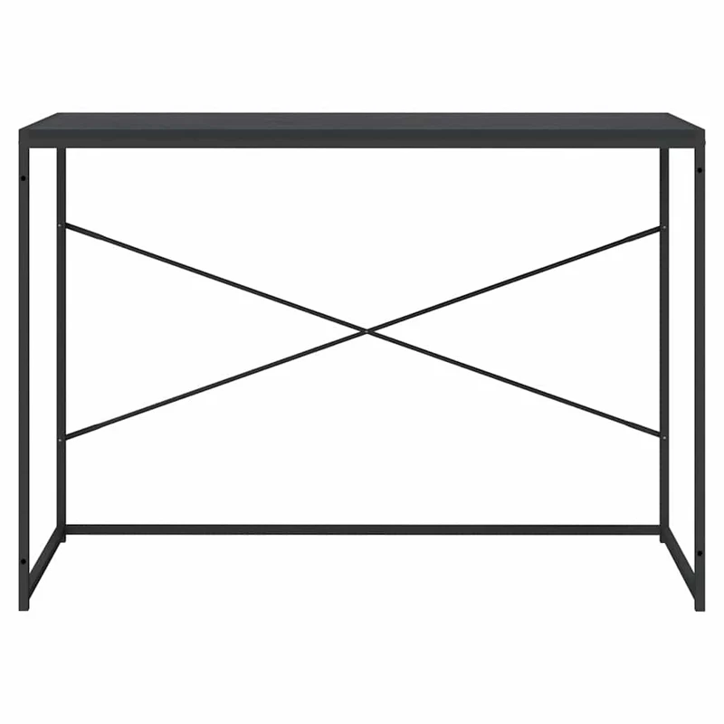 30208 vidaXL Computer Desk Black 110x60x70 cm Engineered Wood