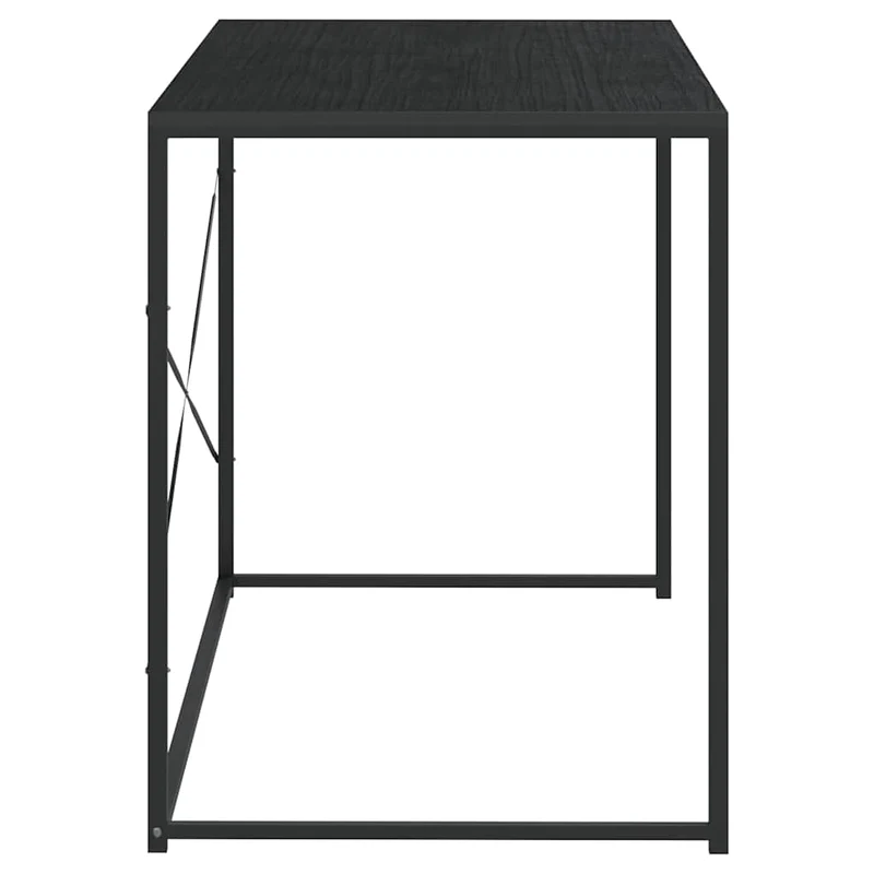30208 vidaXL Computer Desk Black 110x60x70 cm Engineered Wood