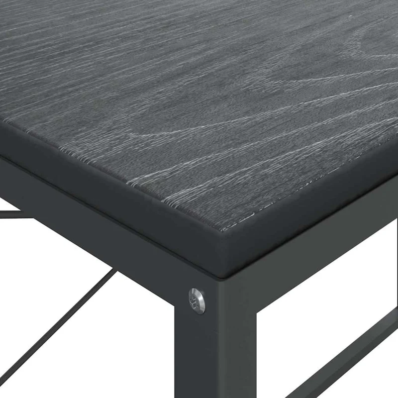 30208 vidaXL Computer Desk Black 110x60x70 cm Engineered Wood