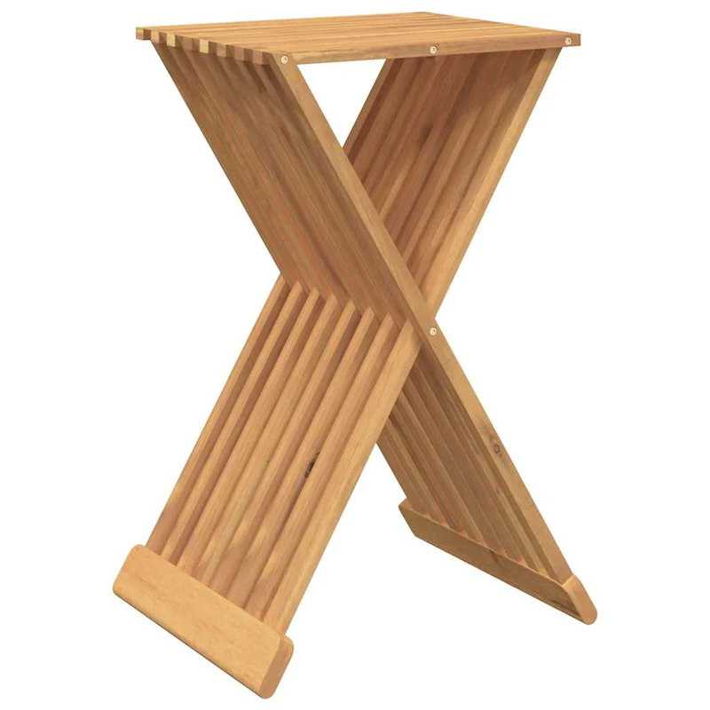 Folding Stool 40x32,5x70 cm Solid Wood Teak
