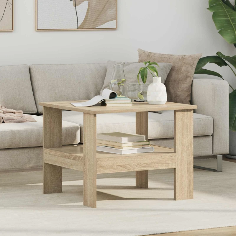 Coffee Table Sonoma Oak 57 x 55 x 45 cm Engineered Wood