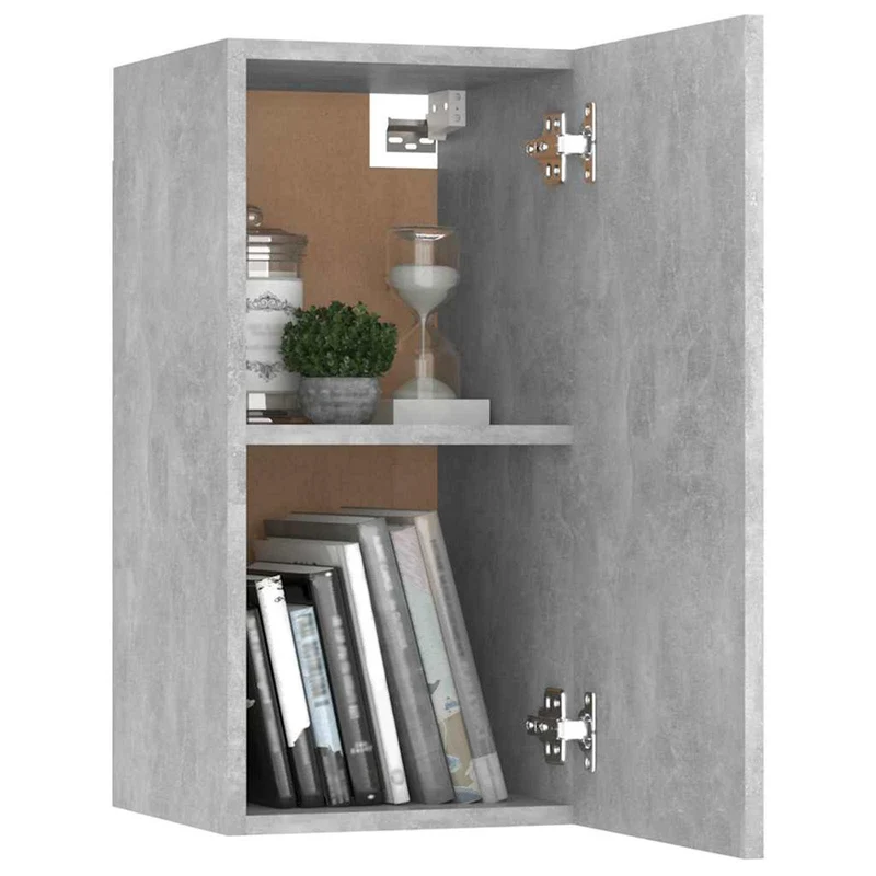 TV Cabinets 2 pcs Concrete Grey 30.5x30x60 cm Engineered Wood