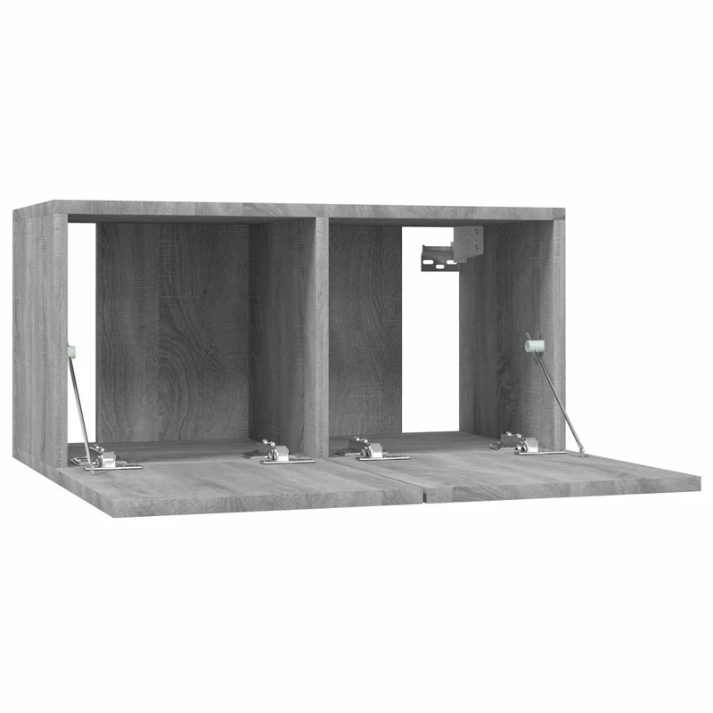 Hanging TV Cabinet Grey Sonoma 2 pcs 60x30x30 cm Engineered Wood
