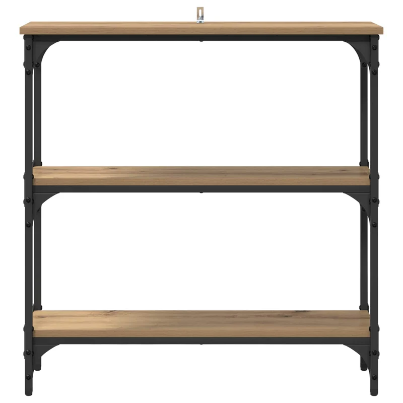 Console Table Artisan Oak 75 x 22.5 x 75 cm Engineered Wood