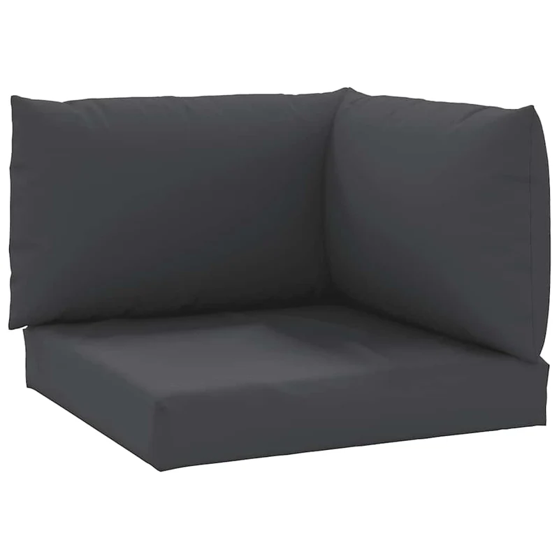 Pallet Cushions 3 pcs Black Oxford Fabric