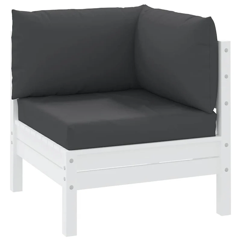 Pallet Cushions 3 pcs Black Oxford Fabric