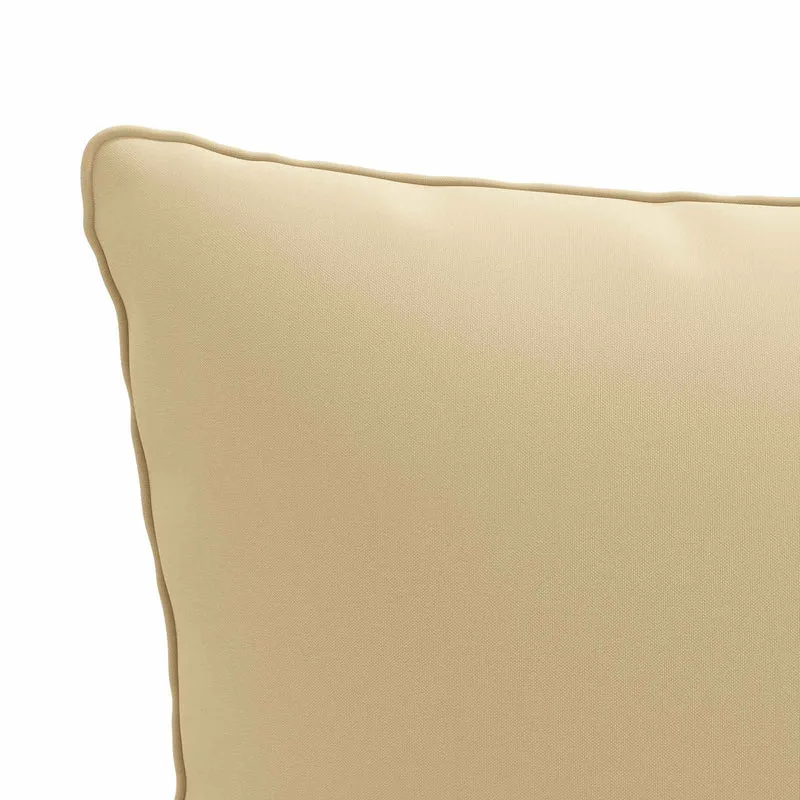 Back Cushion PUTTEN 100% Polyester Beige 60 x 40 x 15 cm